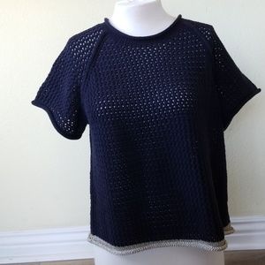 M. Patmos knitted short sleeve top